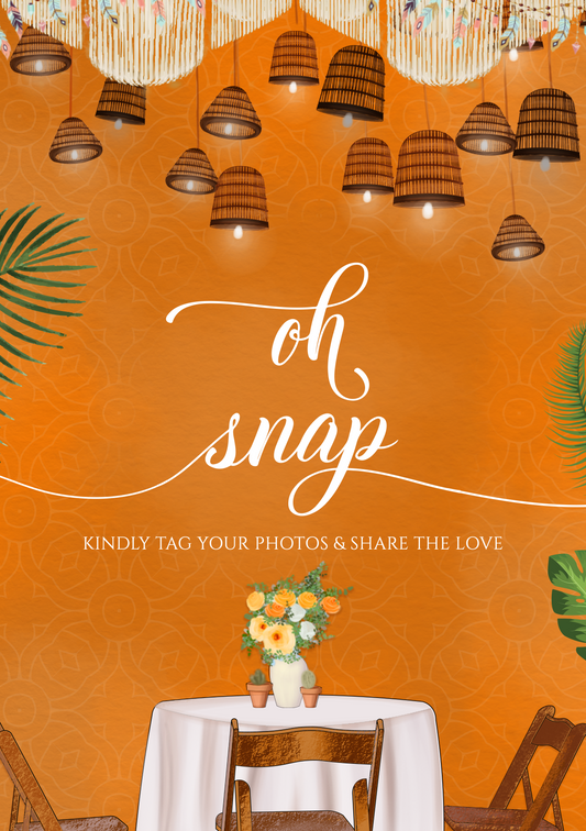 Welcome Board for Dinner