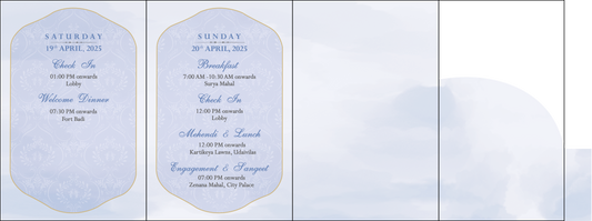 Pocket itinerary