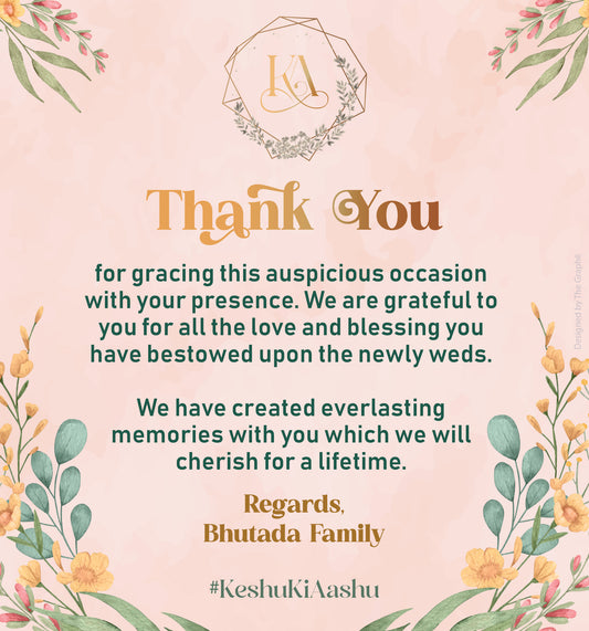Thank You Card