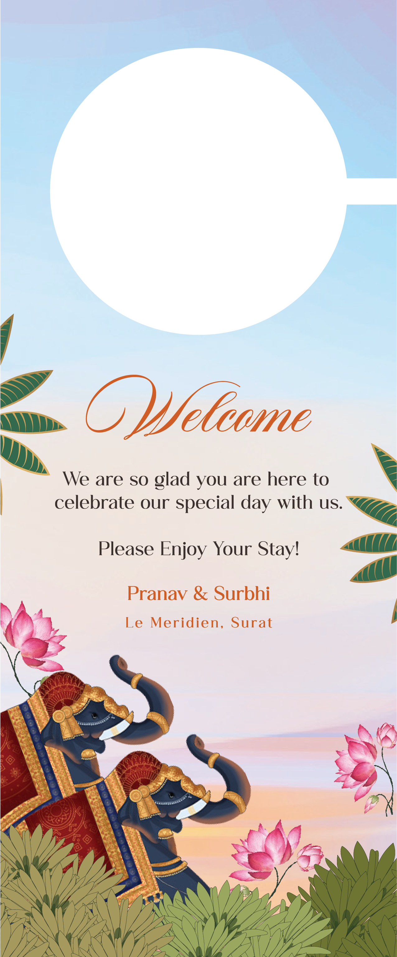 Door Hanger – Thegraphe weddings