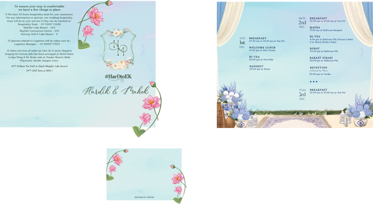 Pocket Itinerary with Key Card Jacket